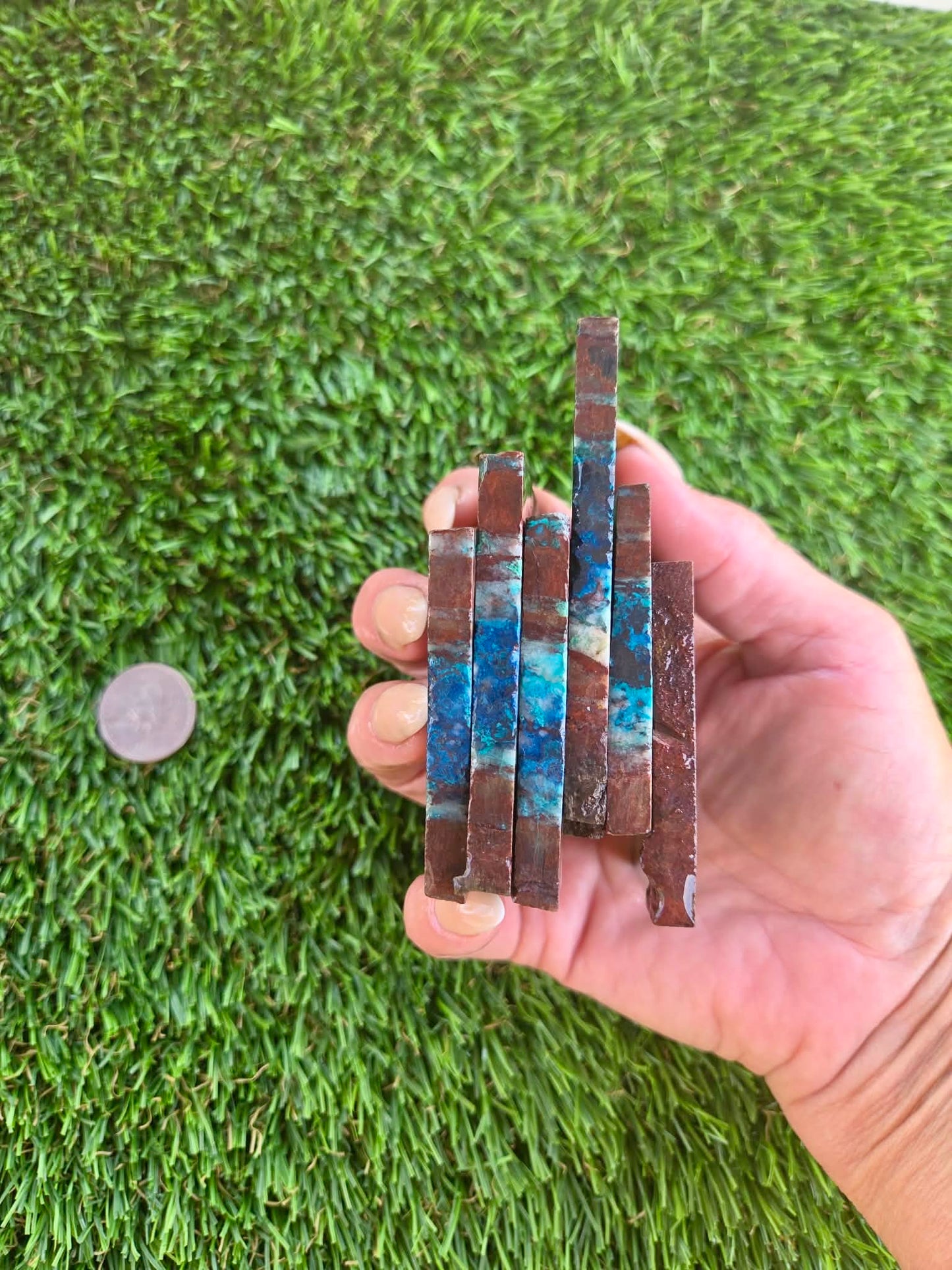 Shattuckite Slabs B101-106