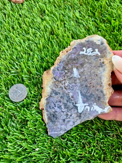 Purple Burro Creek Agate Slab F281-286