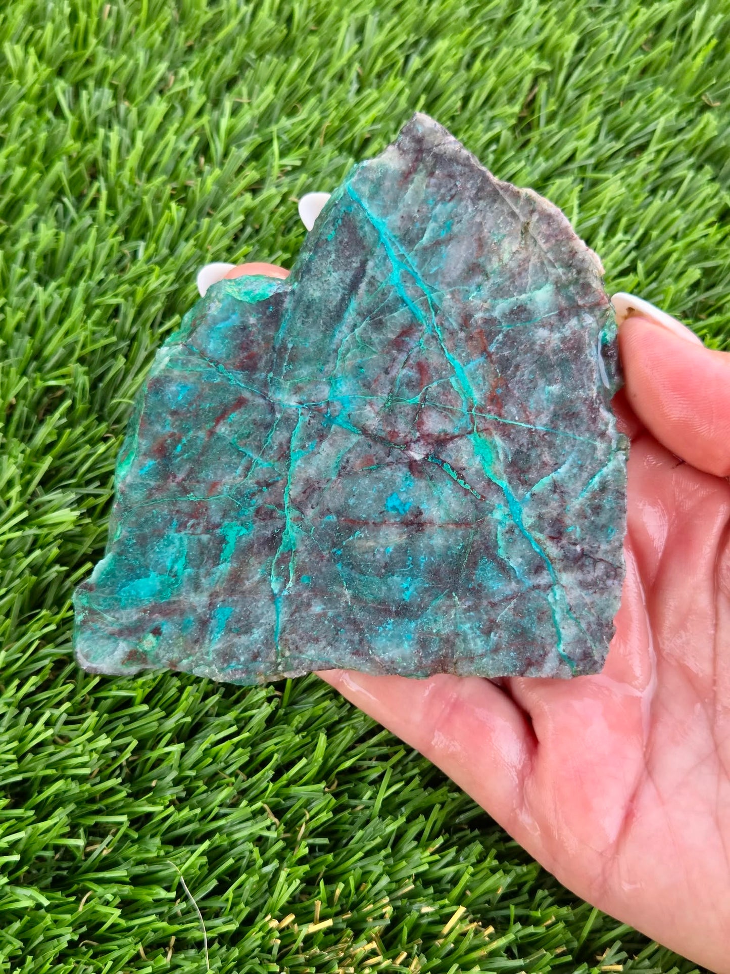 Globe Chrysocolla Slabs B120-124