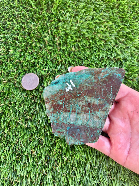 Globe Chrysocolla Slabs A41-45