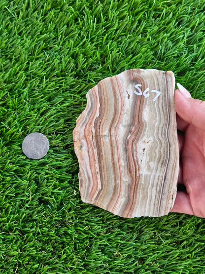 Natural Mexican Onyx Calcite Slabs L567-568
