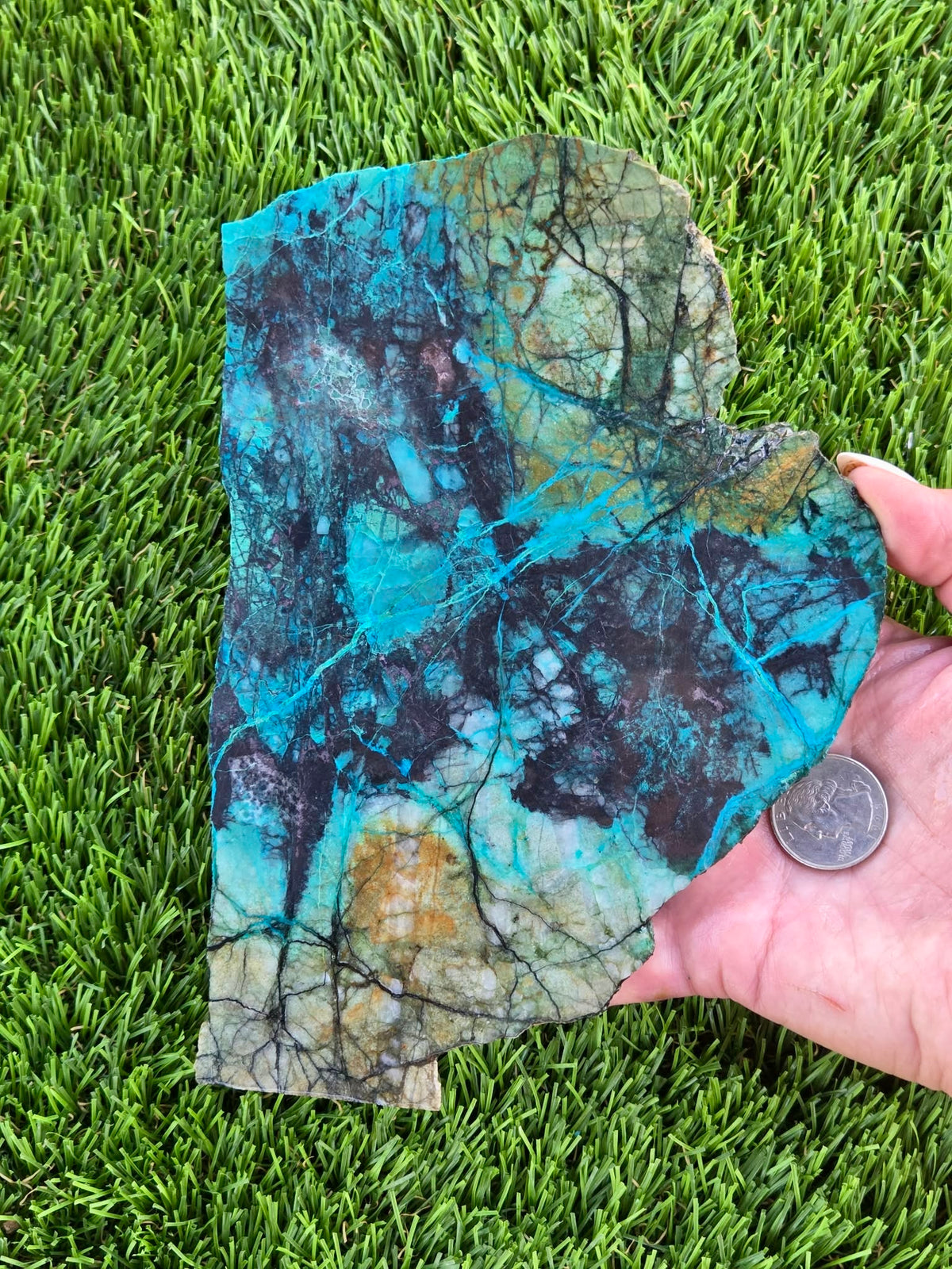 Inspiration Mine Chrysocolla & Cuprite Slabs T932–934