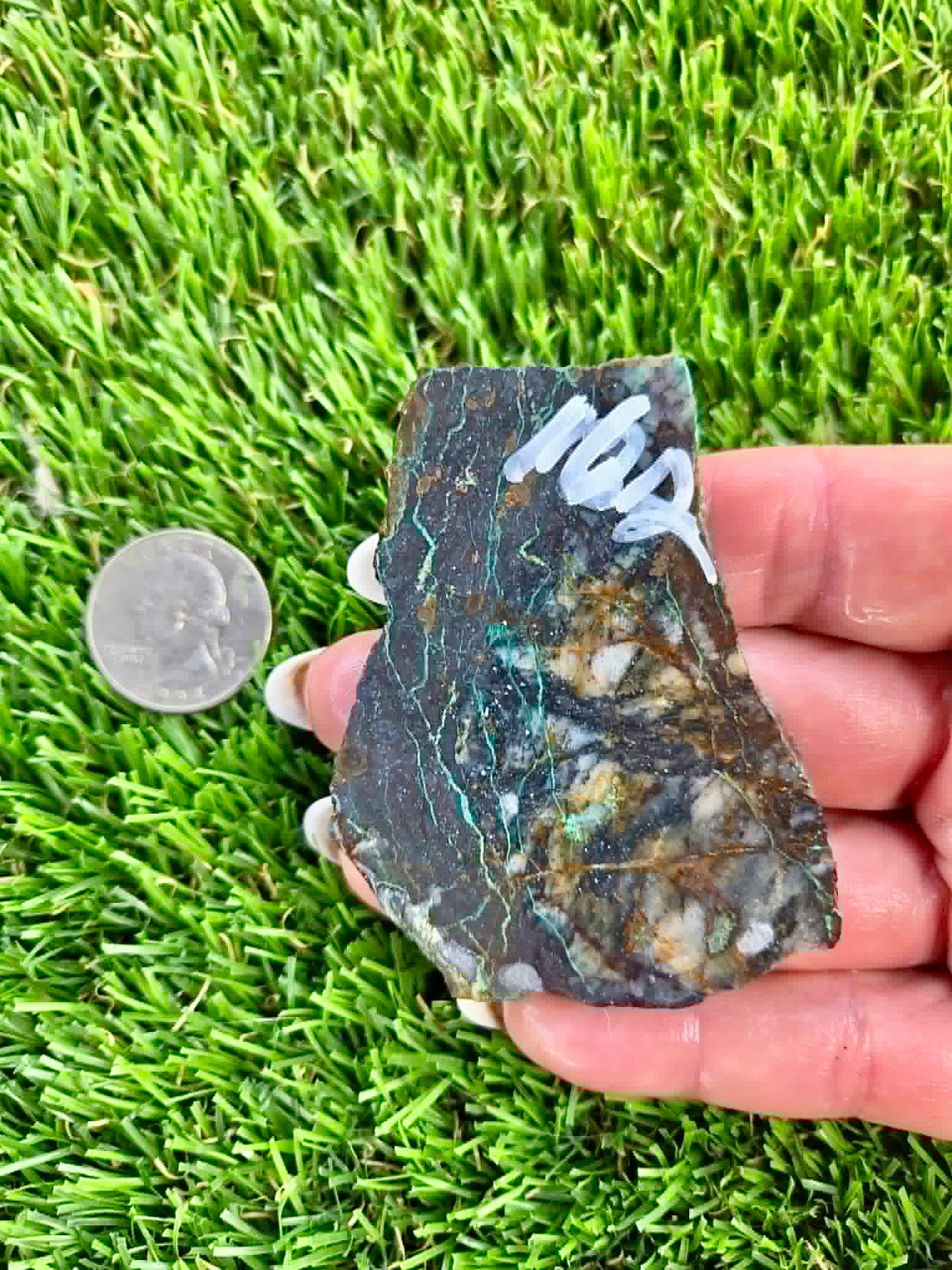 Copper Canyon Chrysocolla Slab 158-165