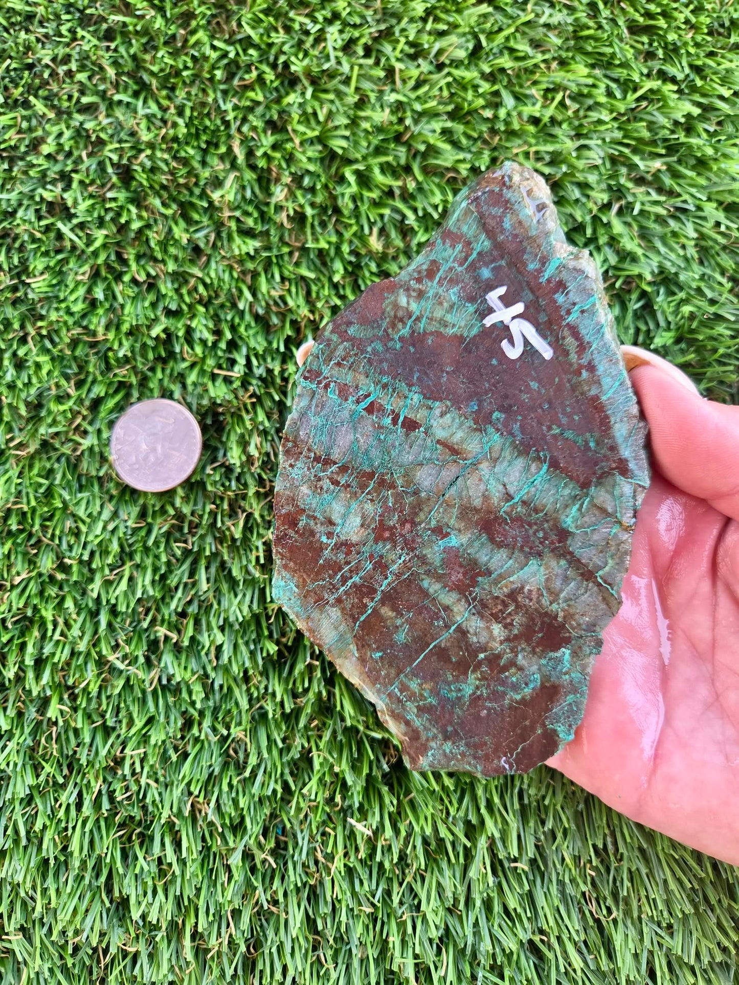 Globe Chrysocolla Slab A41-45