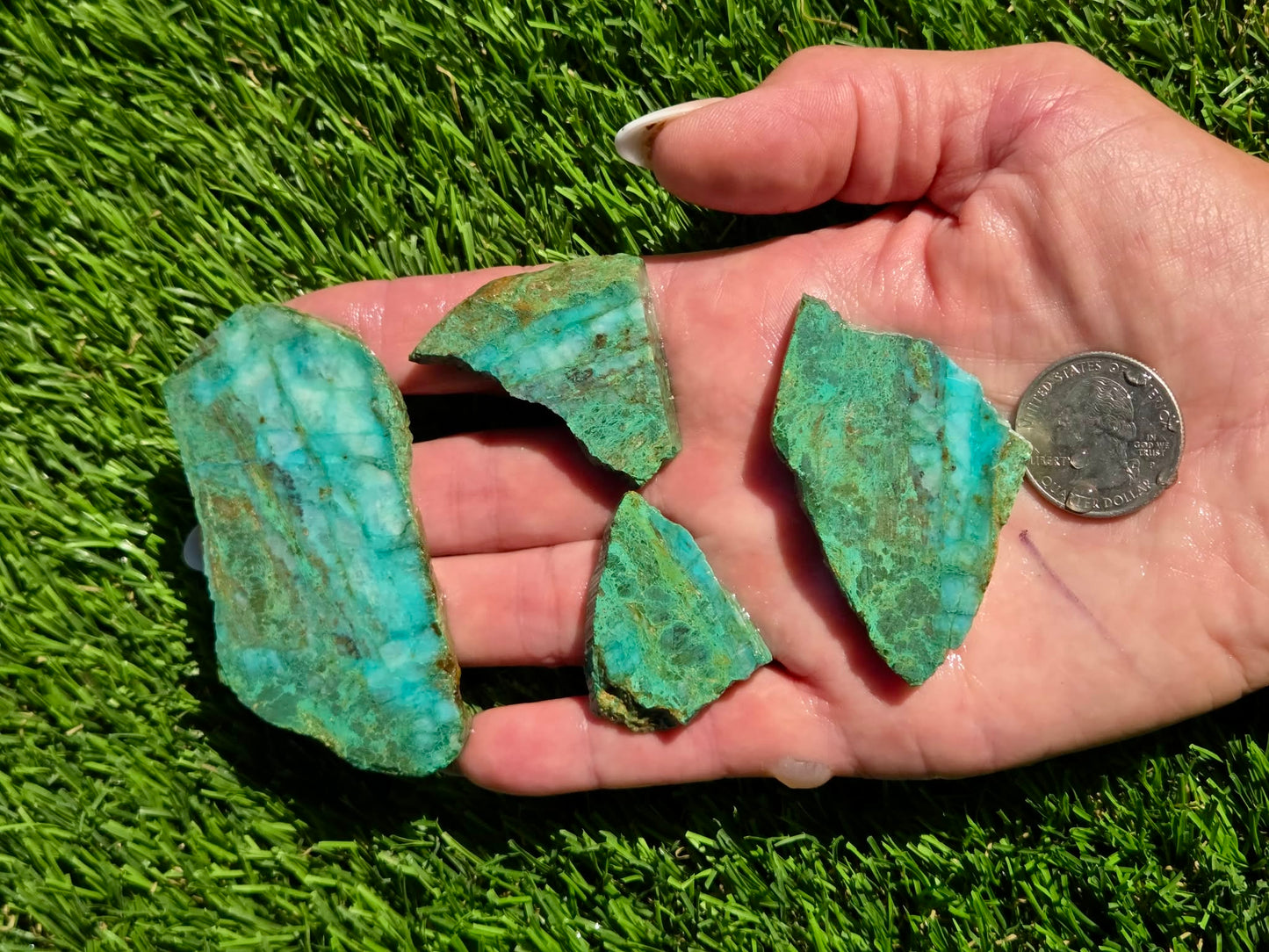 Globe Chrysocolla Slab Bundle-SB130
