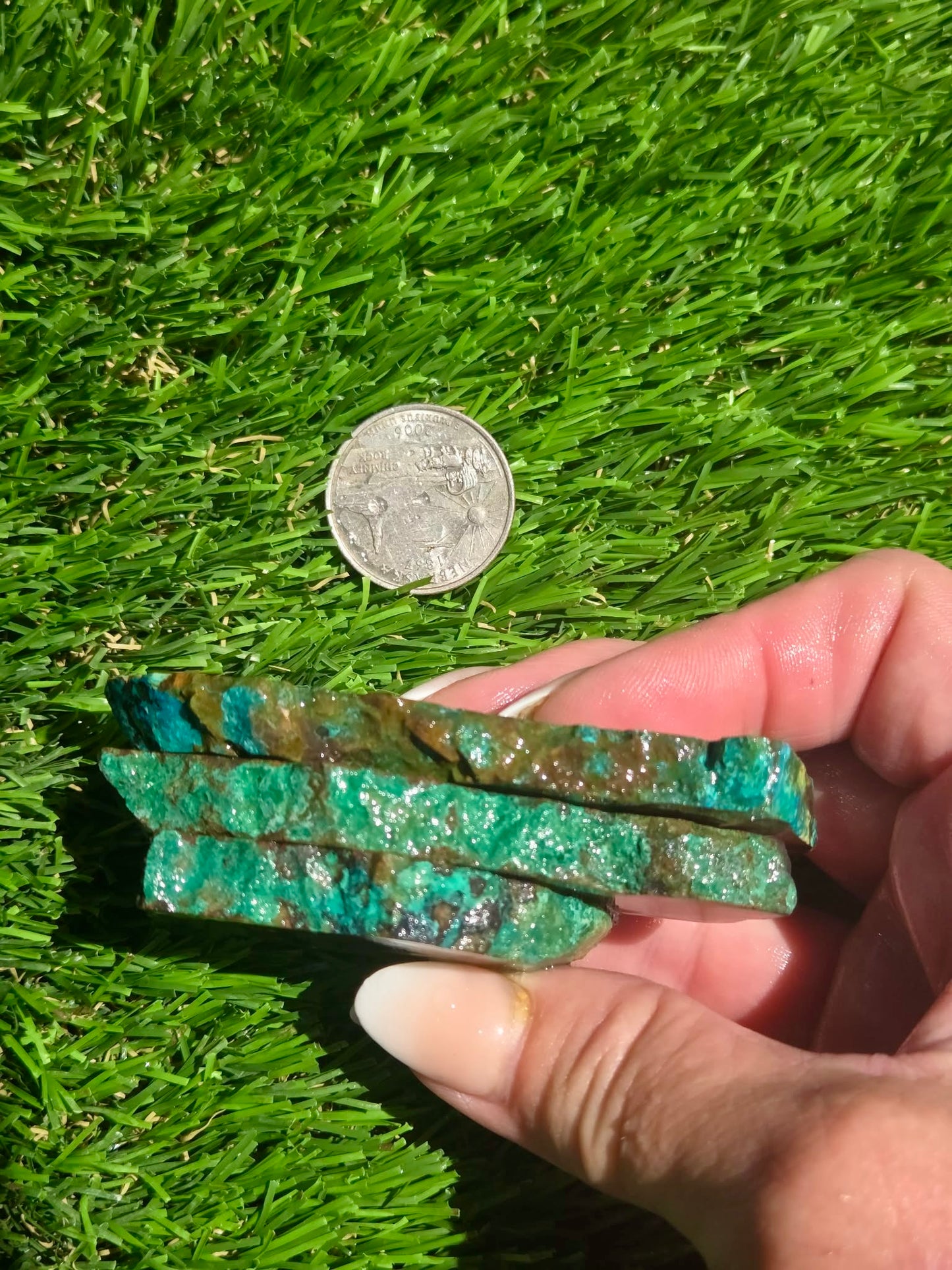 Globe Chrysocolla Slab Bundle-SB63