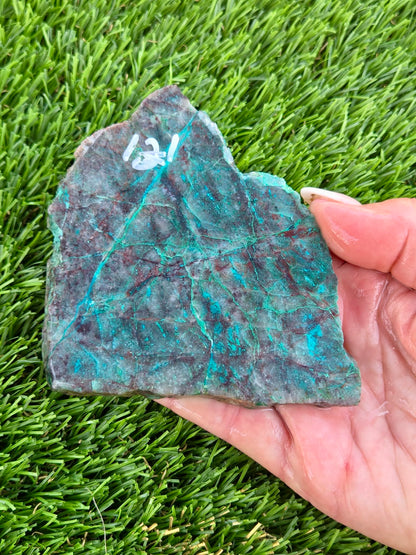 Globe Chrysocolla Slabs B120-124