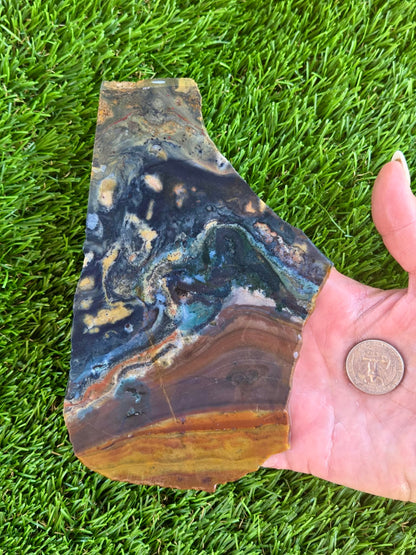 Indonesian Magnetic Banded Jasper Slabs Q813–819