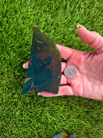 Indonesian Bloodstone Jasper Slabs O762-766
