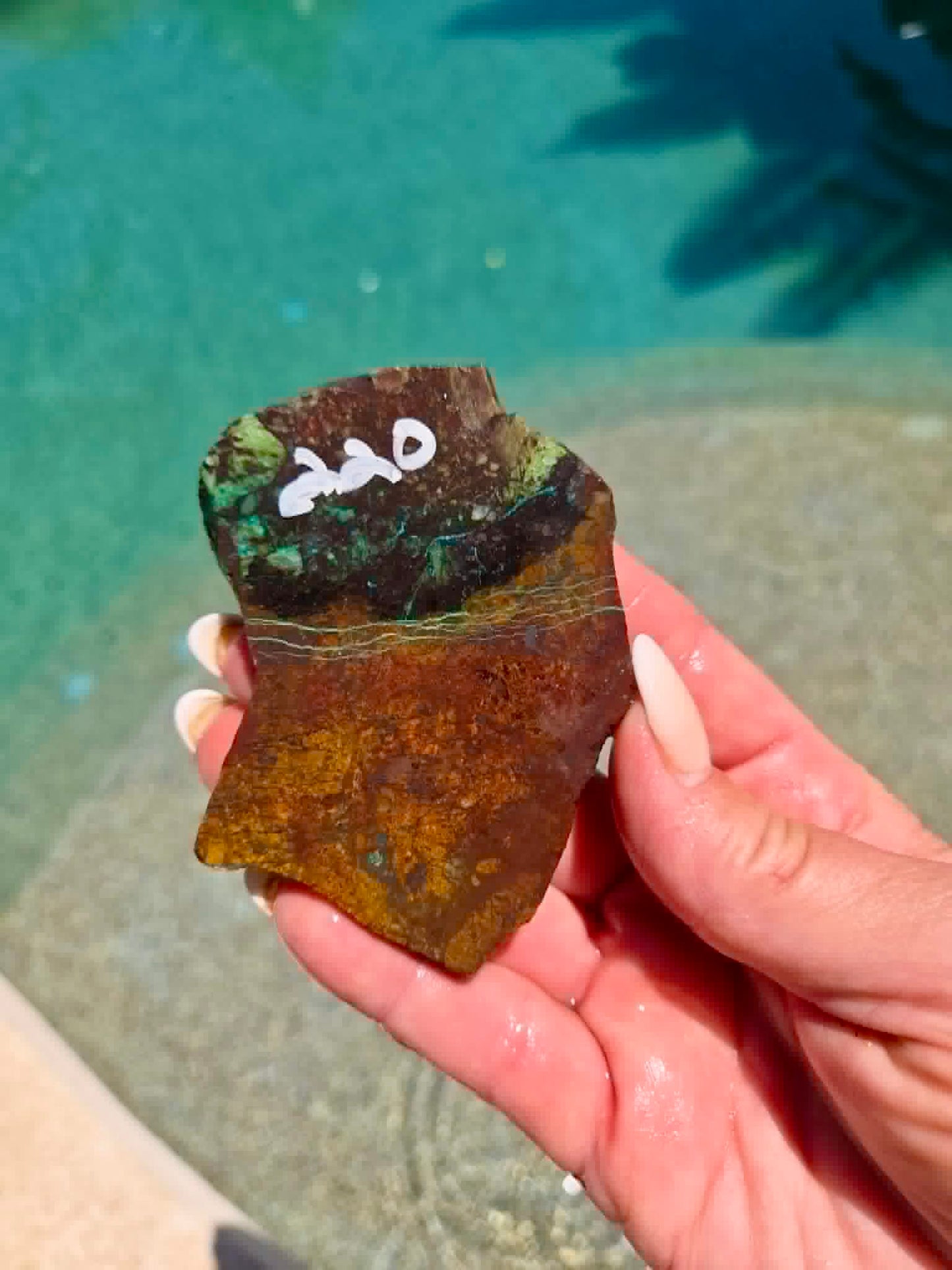 Planet Mine Chrysocolla Slab 220-223