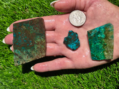 Globe Chrysocolla Slab Bundle-SB77