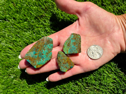 Globe Chrysocolla Slab Bundle-SB19