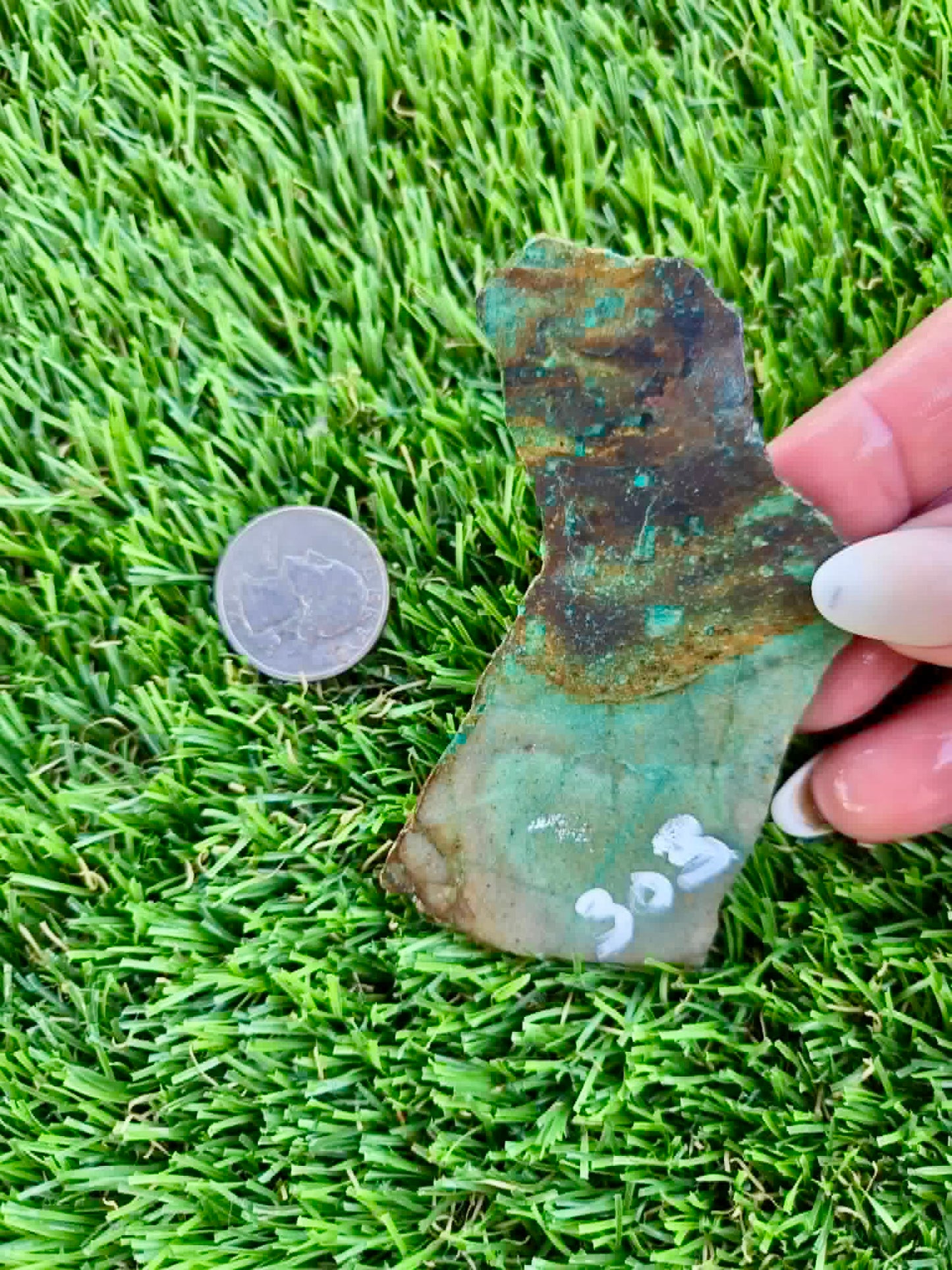 Copper & Malachite Matrix Slabs F302-308