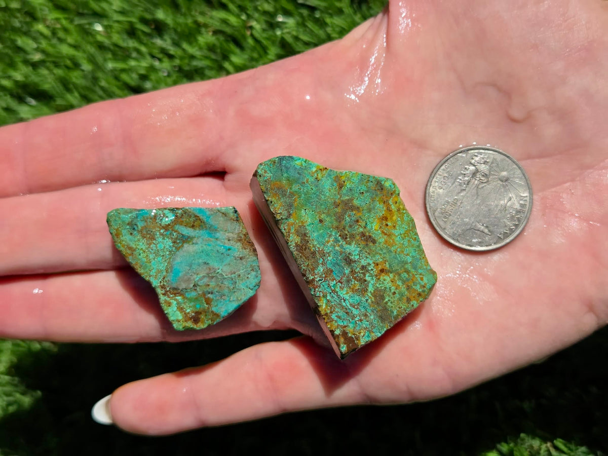 Globe Chrysocolla Slab Bundle-SB6
