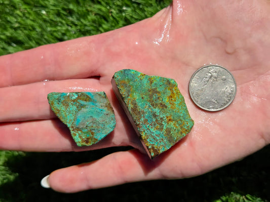 Globe Chrysocolla Slab Bundle-SB6