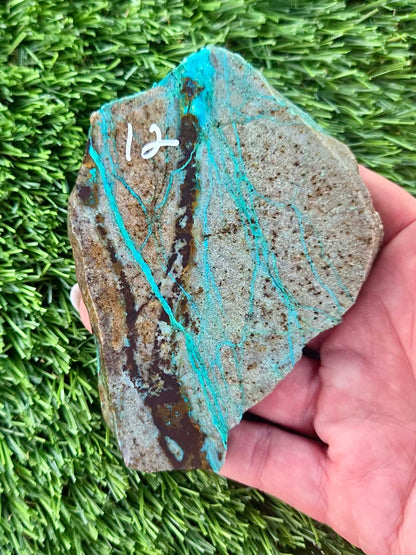 Globe Chrysocolla Slab 12-16