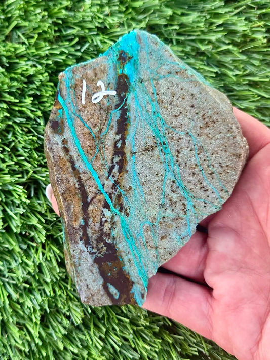 Globe Chrysocolla Slab 12-16