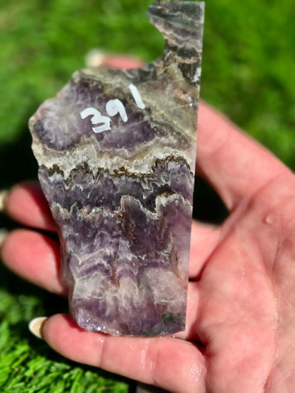 Chevron Amethyst Slabs H391-395