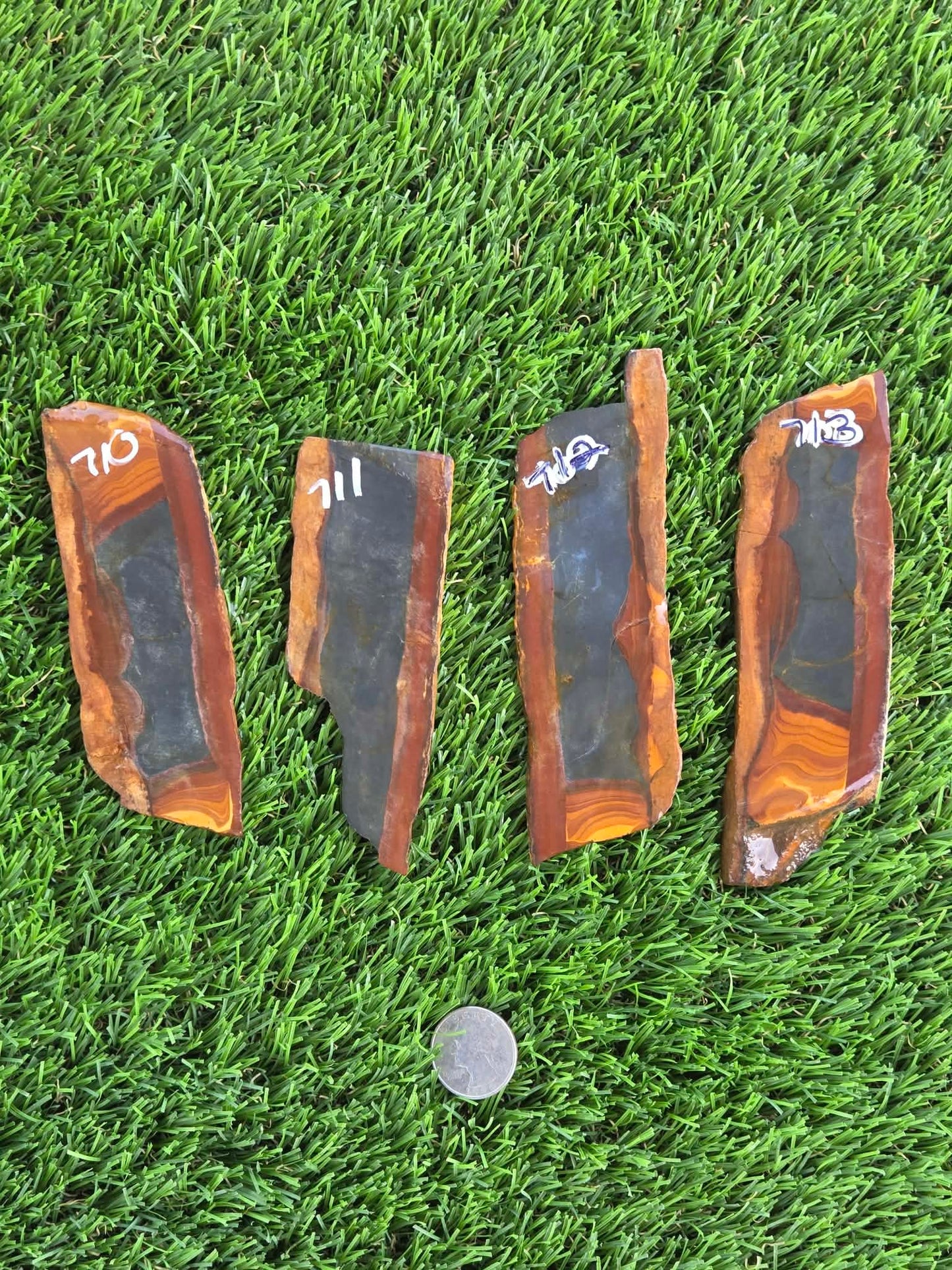 Tiger Iron Slabs O710–714
