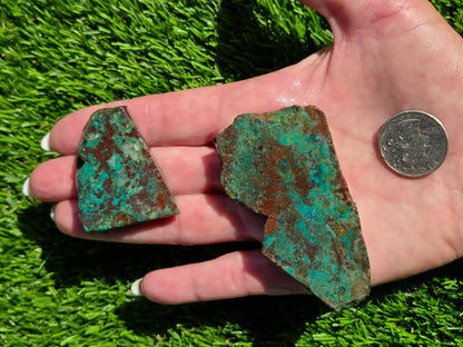 Malachite & Chrysocolla Slab Bundle SB165