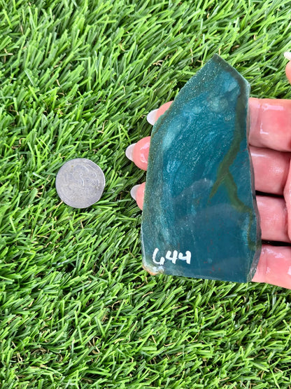 Blue-Green Jasper Slabs M639-644