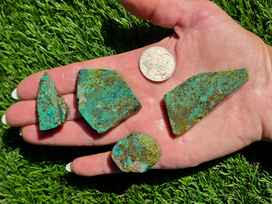 Globe Chrysocolla Slab Bundle-SB15