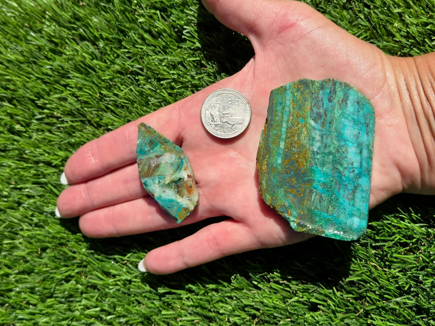 Globe Chrysocolla Slab Bundle-SB41