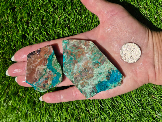 Globe Chrysocolla Slab Bundle-SB90