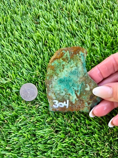 Copper & Malachite Matrix Slabs F302-308