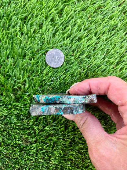 Globe Chrysocolla, Malachite & Quartz Slab Bundle SB 164