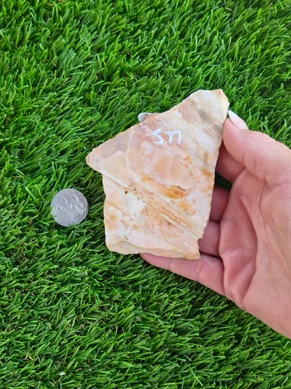 Natural Banded Mexican Onyx Calcite Slabs L575-580