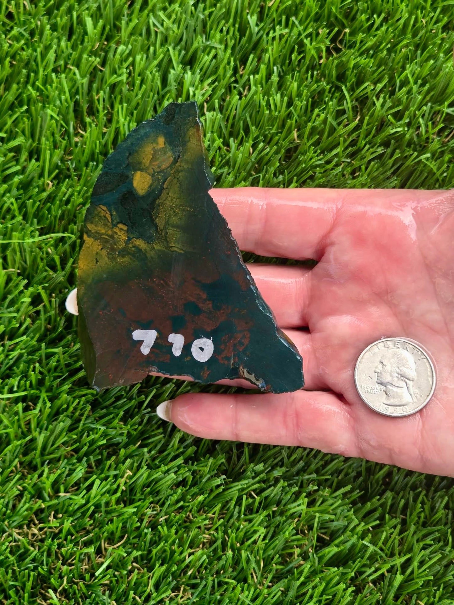 Indonesian Bloodstone Jasper Slabs O767–772