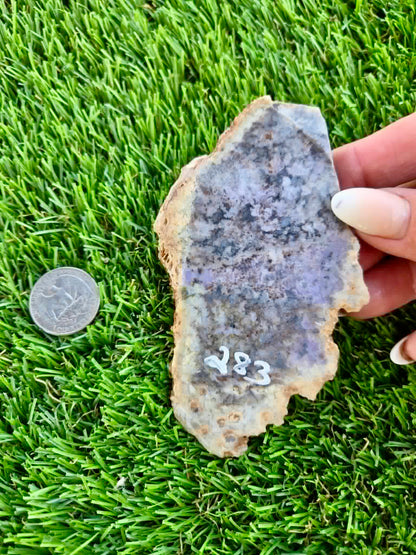 Purple Burro Creek Agate Slab F281-286
