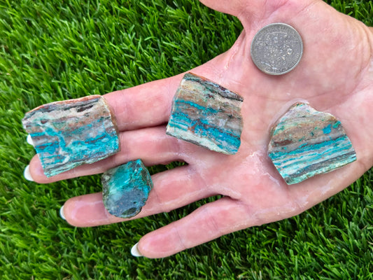 Rawley Mine Banded Chrysocolla Slab Bundle SB21