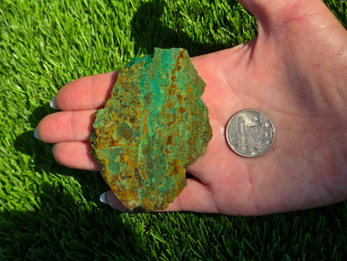 Dominican Mine Chrysocolla & Hematite Slab Bundle SB151