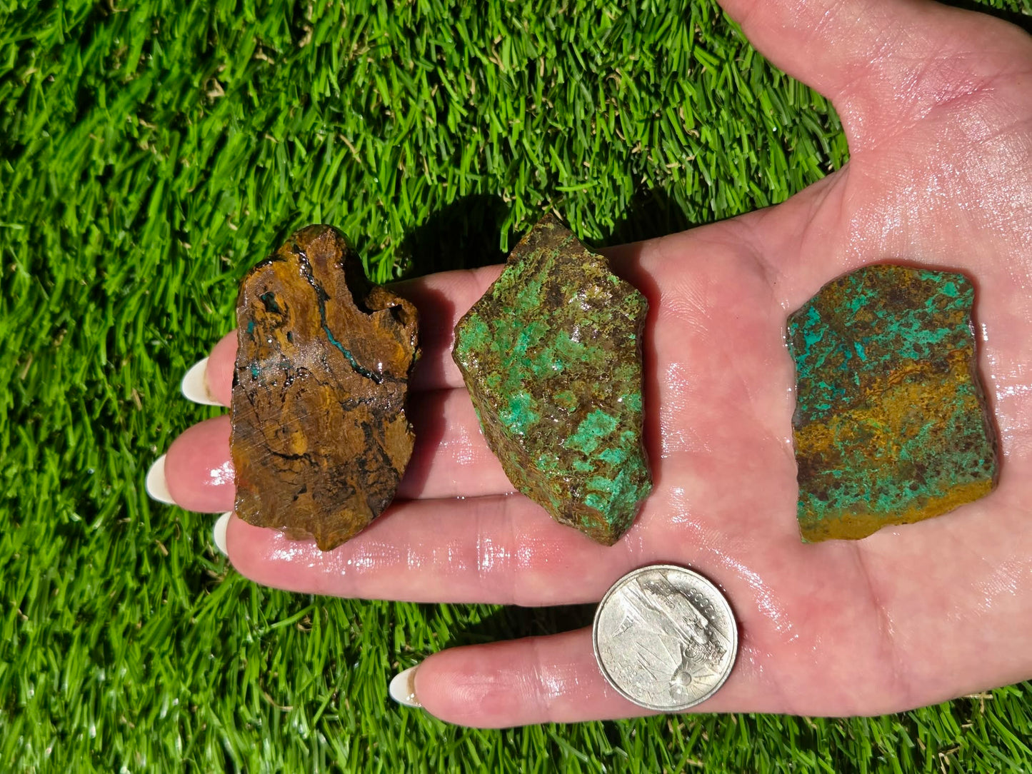 Chrysocolla Slab Bundle – Parker SB83