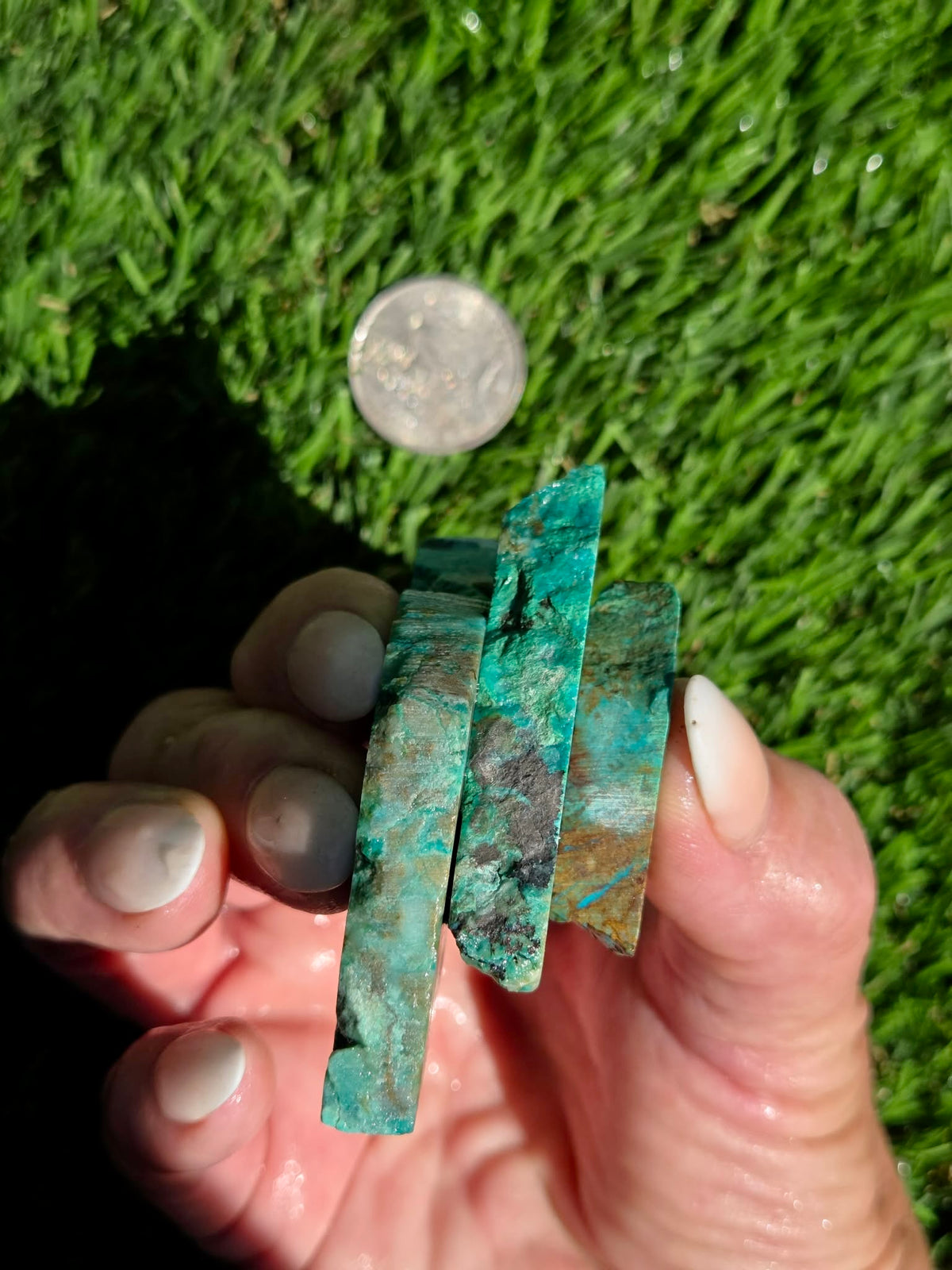 Globe Chrysocolla Slab Bundle-SB11