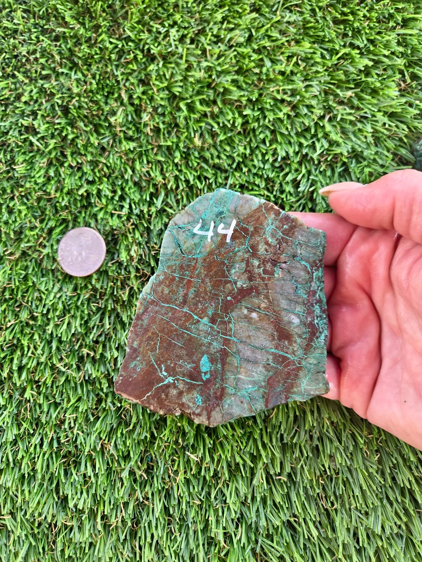 Globe Chrysocolla Slab A41-45