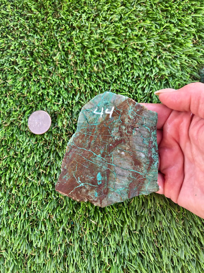 Globe Chrysocolla Slab A41-45