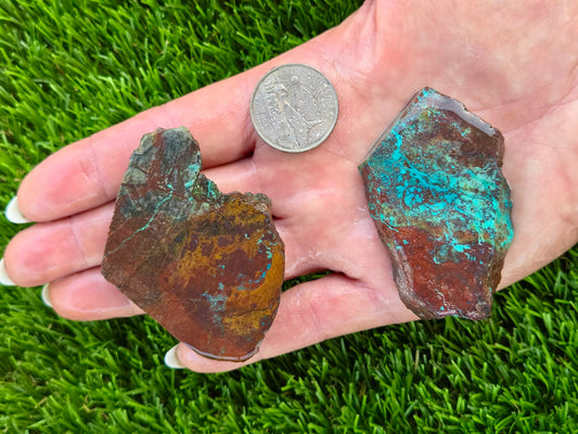 Globe Chrysocolla Slab Bundle-SB22