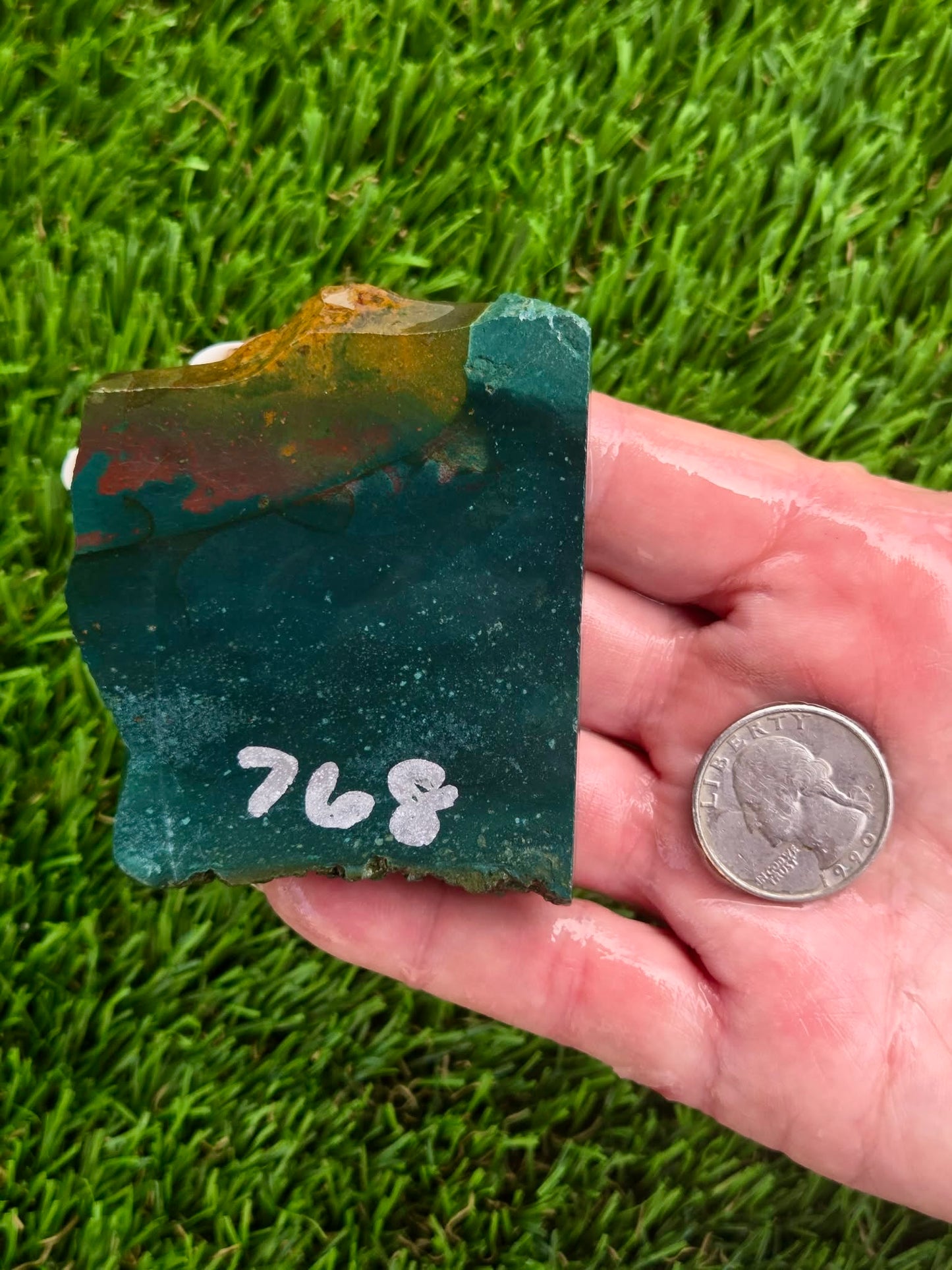 Indonesian Bloodstone Jasper Slabs O767–772