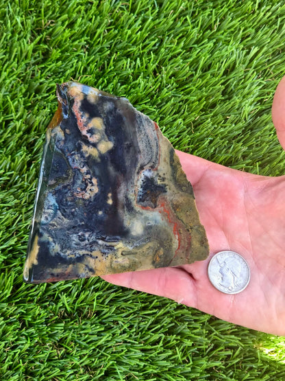 Indonesian Magnetic Banded Jasper Slabs Q808–812