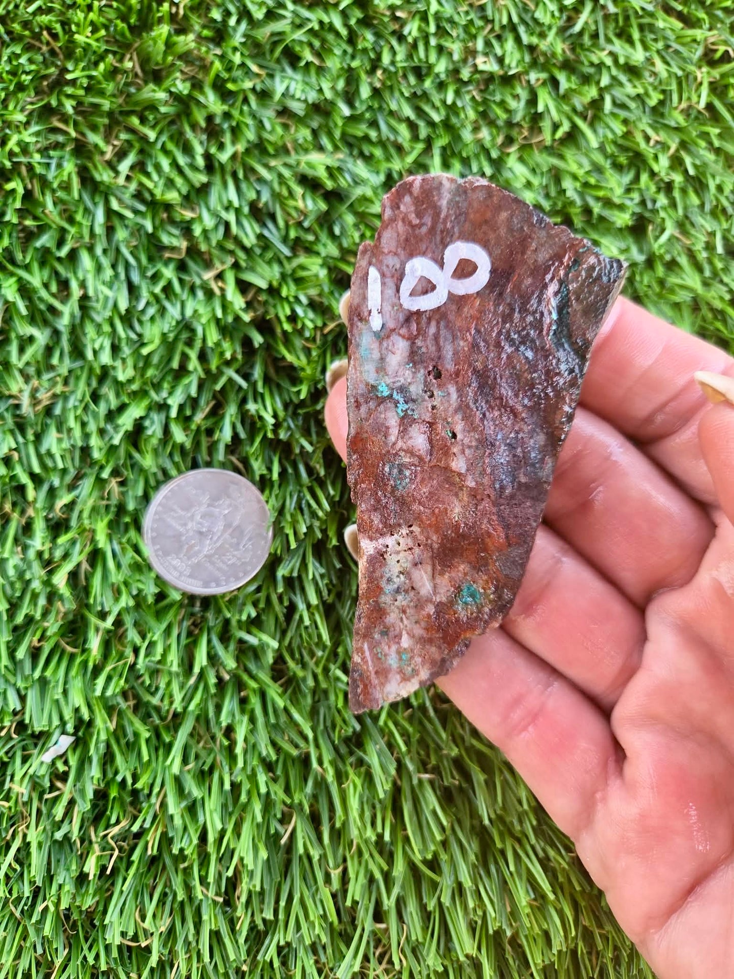 Shattuckite Slabs B95-100