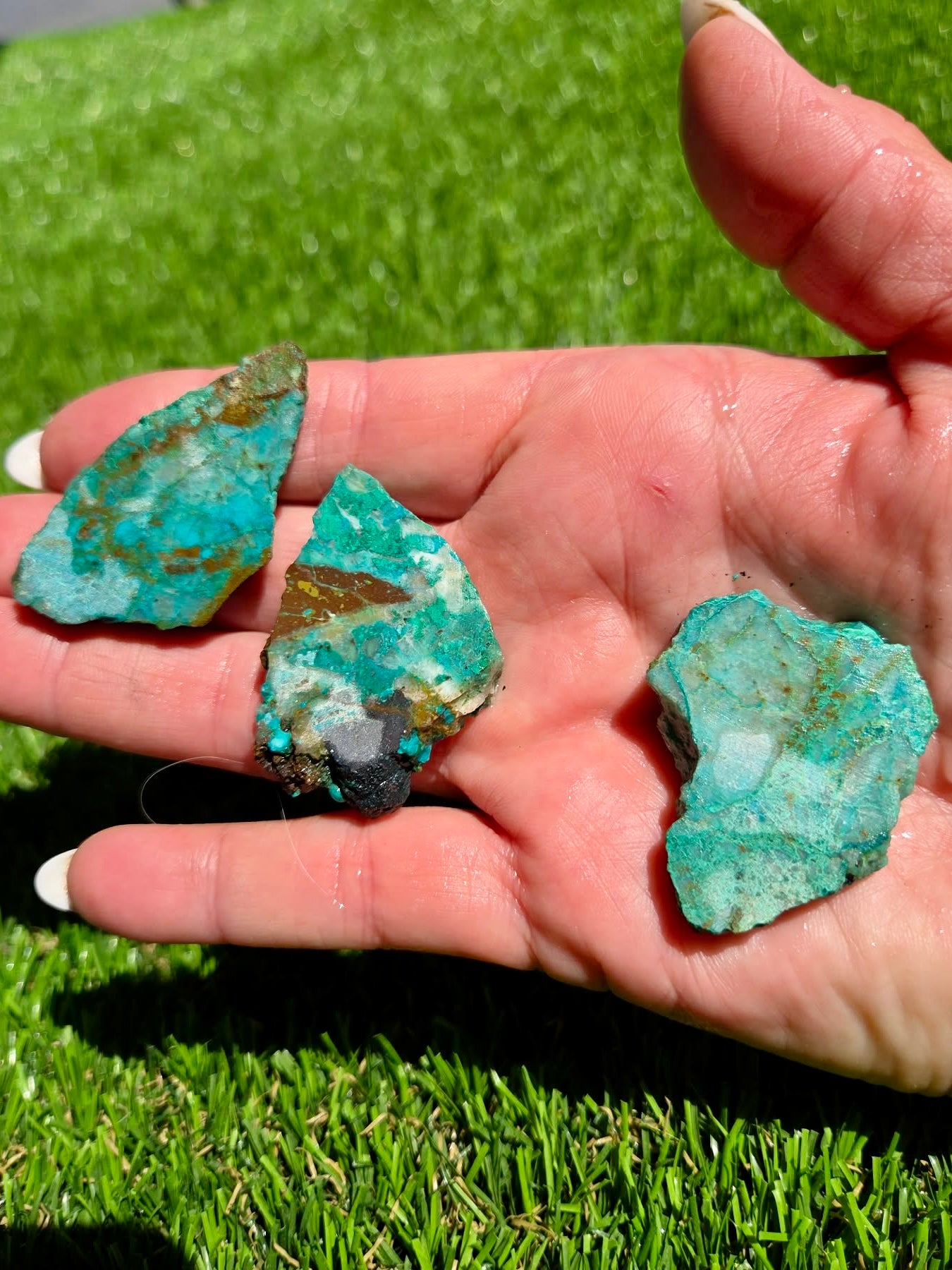 Globe Chrysocolla Slab Bundle -76