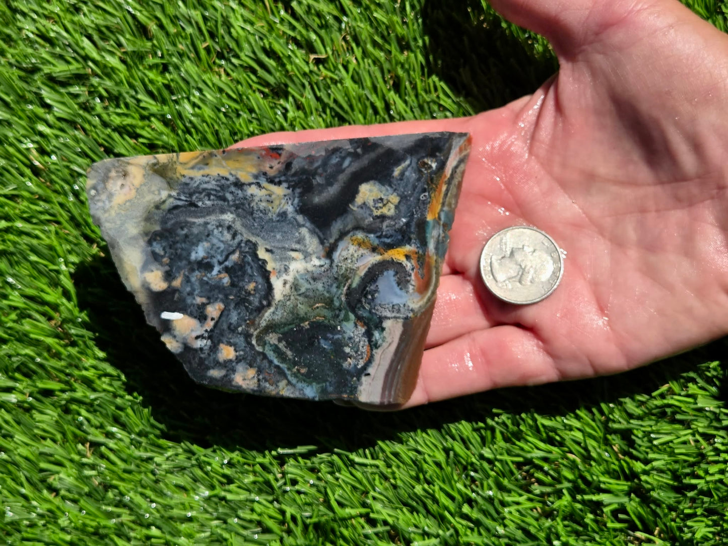 Indonesian Banded Hematite Slabs O690–692