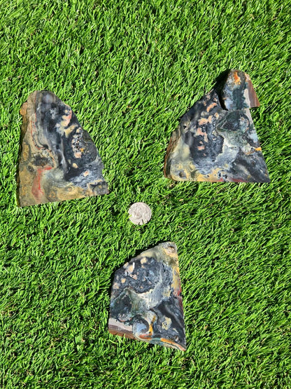 Indonesian Banded Hematite Slabs O690–692