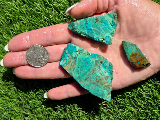 Globe Chrysocolla Slab Bundle-SB11