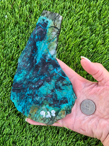 Inspiration Mine Chrysocolla & Cuprite Slabs T928–931