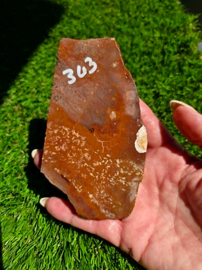 Rustic Red Brecciated Jasper Slabs H363-365