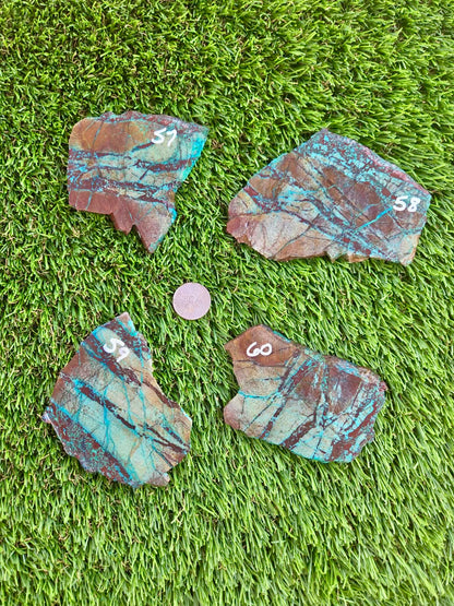 Globe Chrysocolla Slabs A56-60